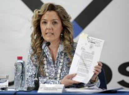 Mar&iacute;a Teresa Mallada, presidenta de Hunosa, el pasado mes de febrero.