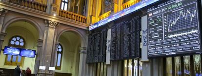 El principal indicador de la bolsa española, el IBEX 35.