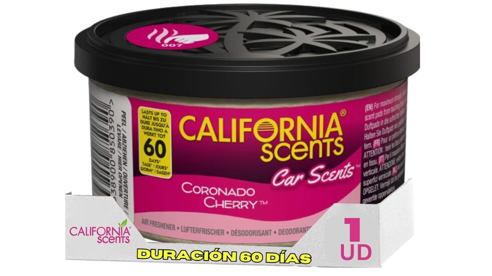 El ambientador puede durar hasta 60 días.