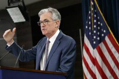 El presidente de la Reserva Federal de Estados Unidos, Jerome Powell.