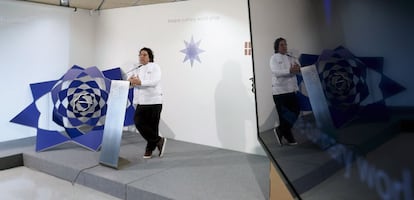 El chef peruano Gast&oacute;n Acurio, durante la presentaci&oacute;n del nuevo Basque Culinary World Prize, un premio que distinguir&aacute; a cocineros con iniciativas transformadoras.