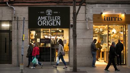 Una tienda de la cadena Ametller Origen de Barcelona.