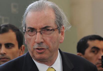 O presidente da C&acirc;mara, Eduardo Cunha. 