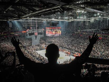 El Stark Arena, en marzo en el Partizán-Olympiacos.