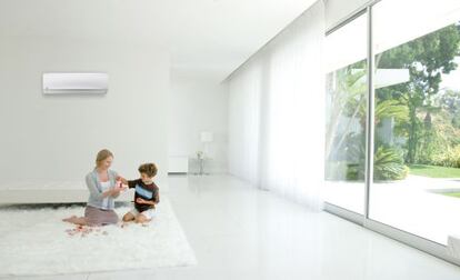 Aire acondicionado de LG.