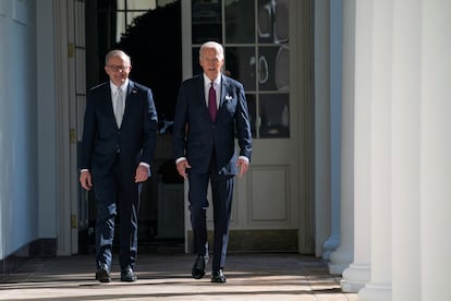 Joe Biden and Anthony Albanese