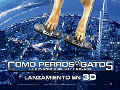 Cartel de Como perros y gatos: La revancha de Kitty Galore