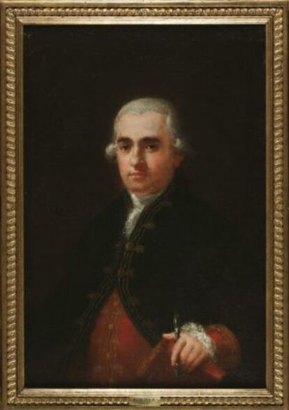 Fotografía cedida por la TEFAF del cuadro 'Retrato de Juan Agustín Ceán Bermúdez', de Francisco de Goya.
