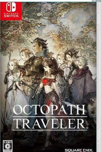 Carátula del videojuego 'Octopath traveler'.