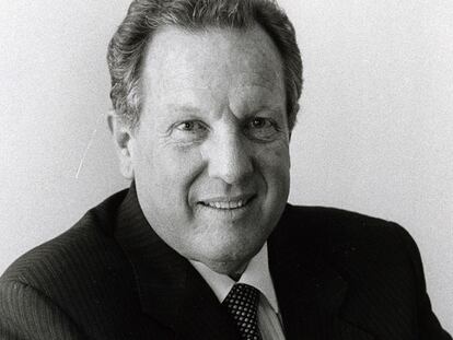 Rodrigo Carazo, en 1987.
