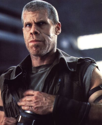 El actor Ron Perlman en una secuencia de la cuarta entrega de la saga.