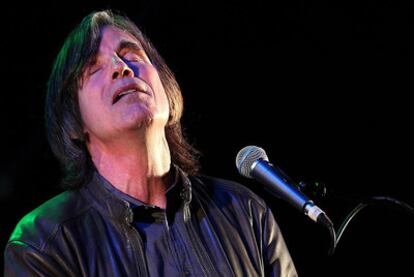 Jackson Browne, el domingo durante su actuación en el Festival de Jazz de San Sebastián.