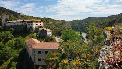 Exteriores del poblado de Salto de Castro, en Zamora.