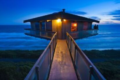 The Pole House, en el parque nacional de Otway, Estado de Victoria (Australia).