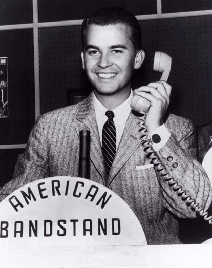 Dick Clark en su programa 'American Bandstand'.