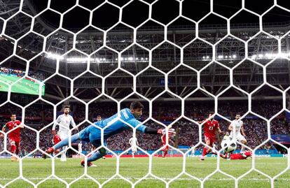 Momento del gol de Diego Costa.