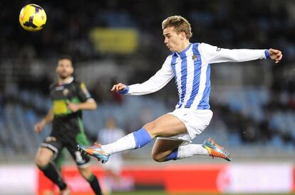 Griezmann, en la acci&oacute;n del 1-0