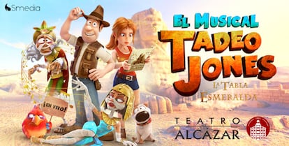 Cartel de 'Tadeo Jones. La Tabla Esmeralda'.