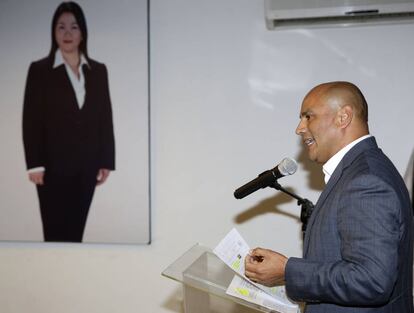 El secretario general de Fuerza Popular Joaqu&iacute;n Ram&iacute;rez el pasado martes en Lima.