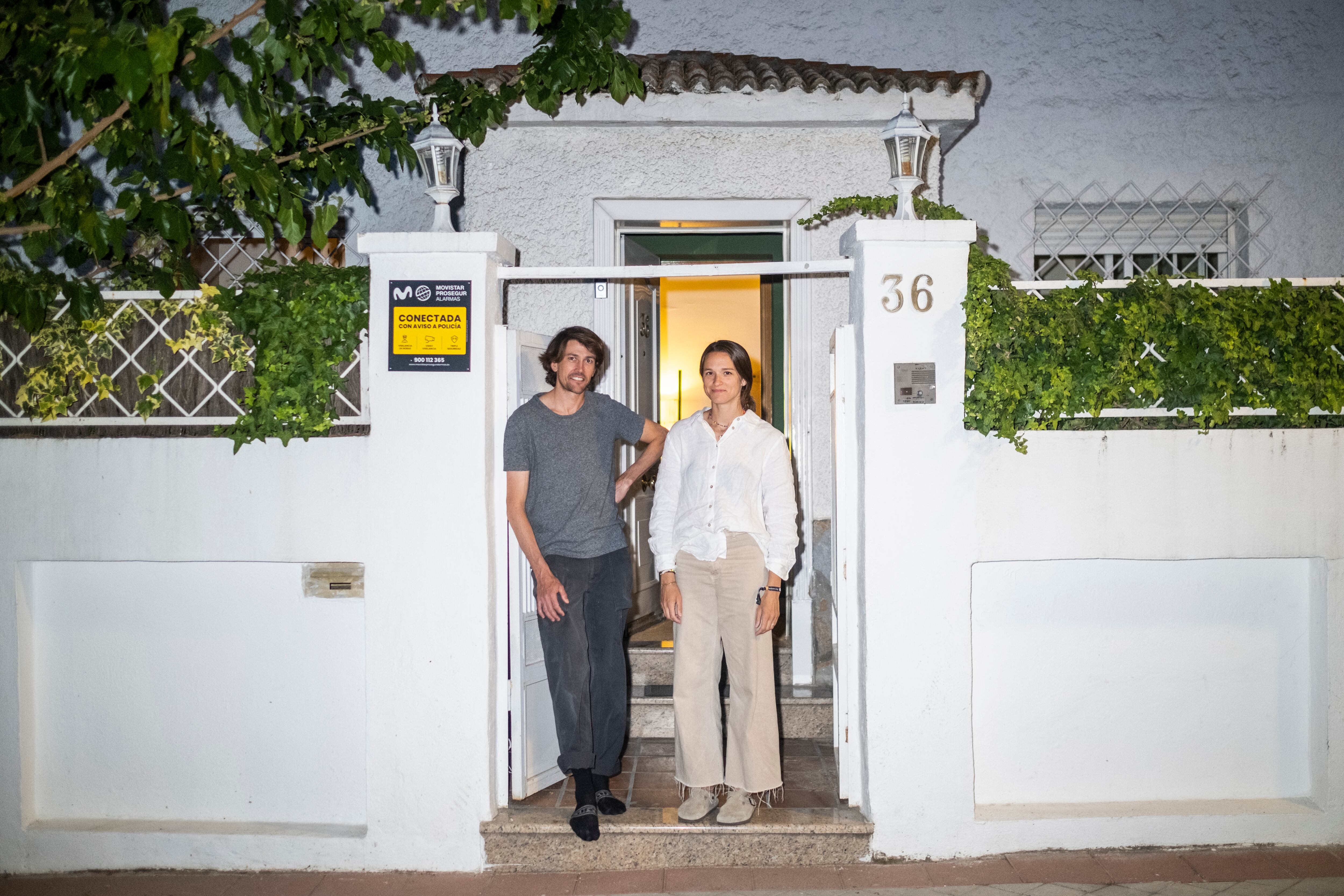 James O´Neill y Marta Solorzano, vecinos recién llegados a la colonia Albéniz.