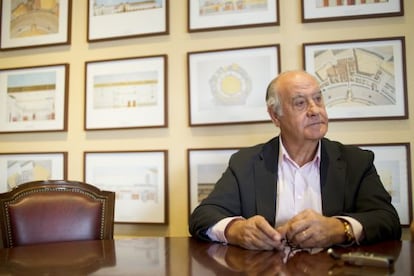 El empresario Ramón Valencia, durante la entrevista.