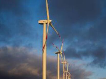 Instalación de energía eólica de Acciona Energía.