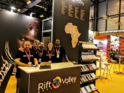 Stand de Rift Valley Expeditions en Fitur 2019.