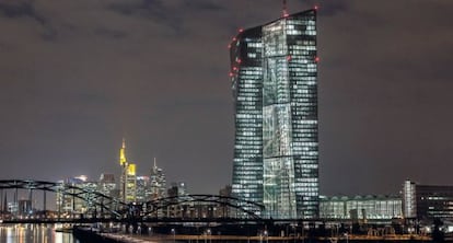 Vista del Banc Central Europeu a Frankfurt.