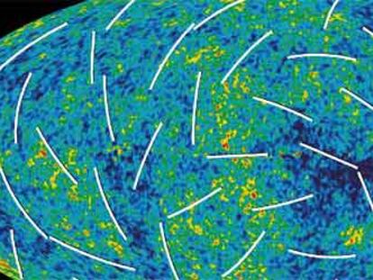 El universo primitivo, visto por el satélite WMAP.