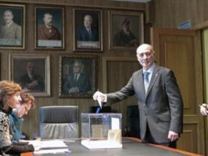 Goirizelaia, en la votación del pasado martes