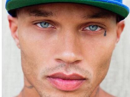 Jeremy Meeks, em sua primeira imagem como modelo.