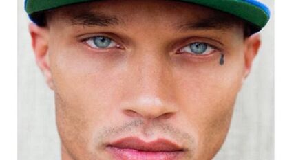 Jeremy Meeks, em sua primeira imagem como modelo.