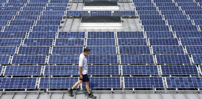 Imagen de una instalación fotovoltaica.