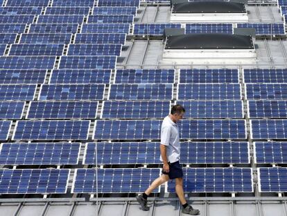 Imagen de una instalación fotovoltaica.