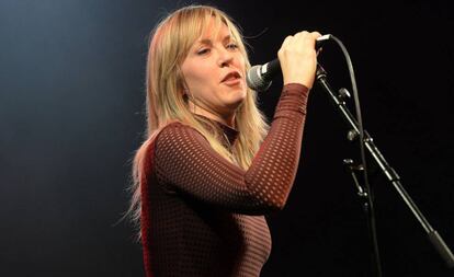 Liz Phair, durante un concierto en Los Ángeles, el 4 de marzo de 2017.