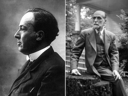Antonio Machado y Juan Ramón Jiménez.