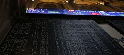 El principal indicador de la Bolsa española, el ÍBEX 35.