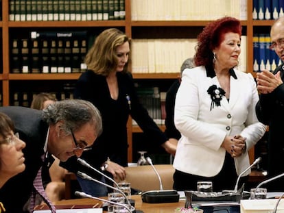 Consuelo Ciscar, exdirectora del IVAM, en el Consell Valencià de Cultura.