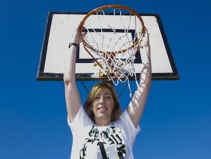 Marina Ferragut, exjugadora de baloncesto de la selección española, en Valencia. 