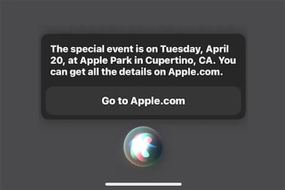 Siri ya conoce cuándo será el próximo evento de Apple.