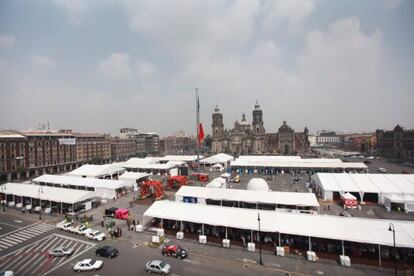 Vista general de la Feria del Libro de Ciudad de M&eacute;xico.