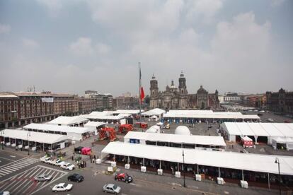 Vista general de la Feria del Libro de Ciudad de México.
