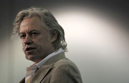 El m&uacute;sico irland&eacute;s Bob Geldof. 