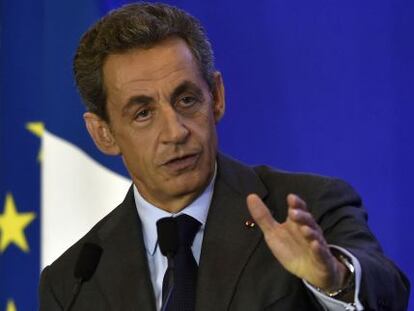 Nicolas Sarkozy, este mi&eacute;rcoles en Par&iacute;s.