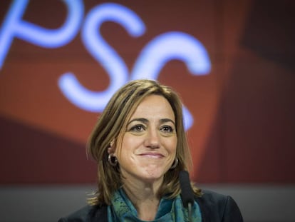 La socialista Carme Chac&oacute;n.