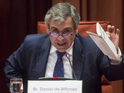 Daniel de Alfonso al Parlament.  