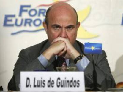 El ministro de Economía, Luis de Guindos. EFE/Archivo
