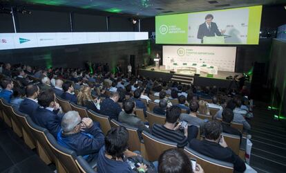 José Ramón Lete, en la inauguración del foro de eventos ED17 en la sede del COE.