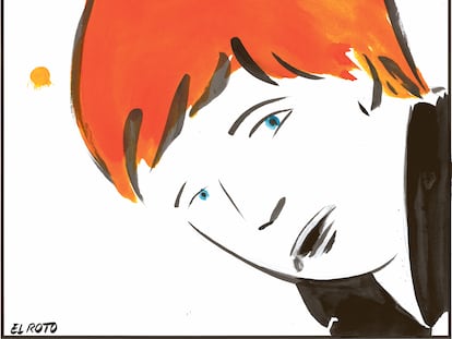 El Roto: no oír; no ver; callar