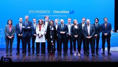 Entrega de los premios 'CincoDías' este lunes en Madrid.